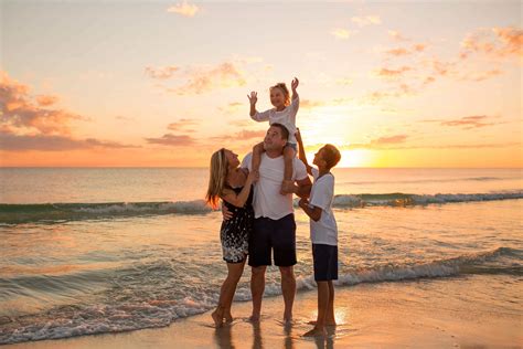 Family Sunset Beach Photography - LJennings Photography