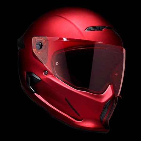 Red Motorcycle Helmet