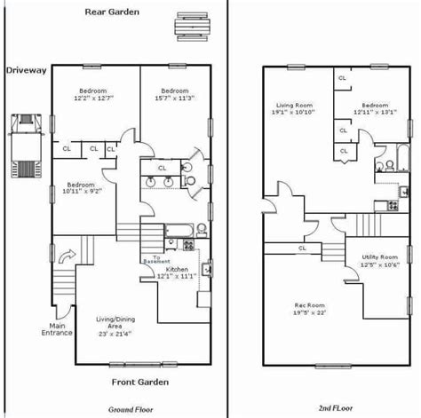 Modern Barndominium Floor Plans 2 Story with Loft [30x40, 40x50, 40x60]