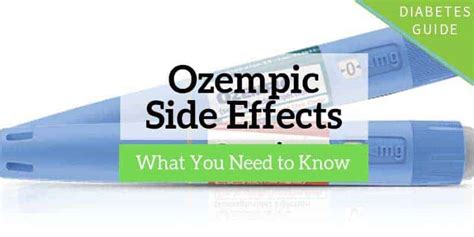 Ozempic Side Effects: What You Need to Know - Diabetes Strong