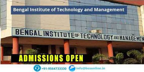 Bengal Institute Of Technology Management - technology