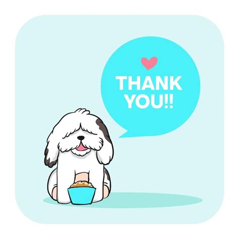 Thank You Cute Dog