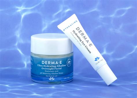 Derma E | Hydrating Eye Cream & Ultra Hydrating Alkaline Overnight ...