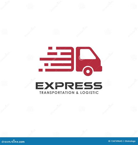 Delivery Services Logo Design. Courier Logo Design Template Stock ...