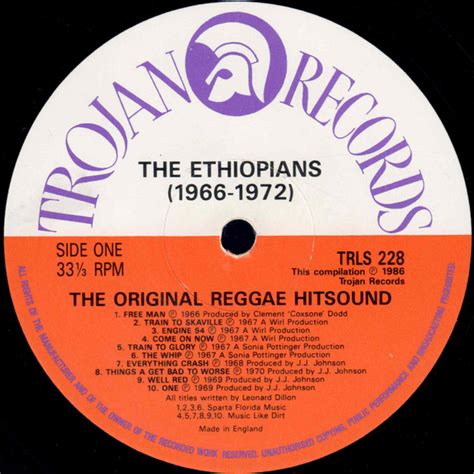 The Ethiopians : The Original Reggae Hitsound Of The Ethiopians | LP ...