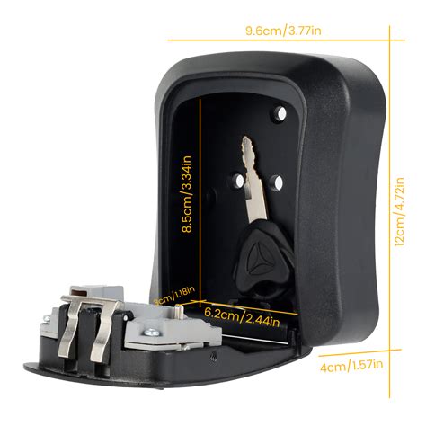 EUWBSSR Key Lock Box with Code, Lock Box for House key, Safe Box, Home ...