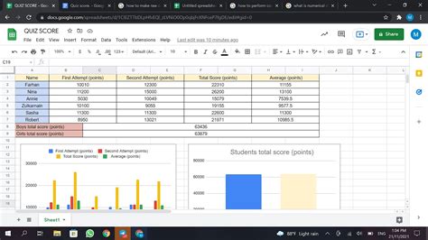 GOOGLE SHEETS TUTORIAL - YouTube