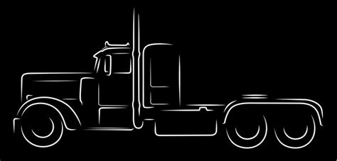 Semi Truck Silhouette Images – Browse 249 Stock Photos, Vectors, and ...