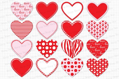 Heart / Love / Heart Clipart / Valentin | Design Bundles