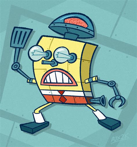 Robot Spongebob by ArtDexo2000 on DeviantArt