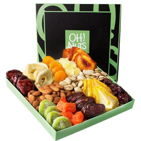 Nut and Dried Fruit Gift Basket - The Fox Shop