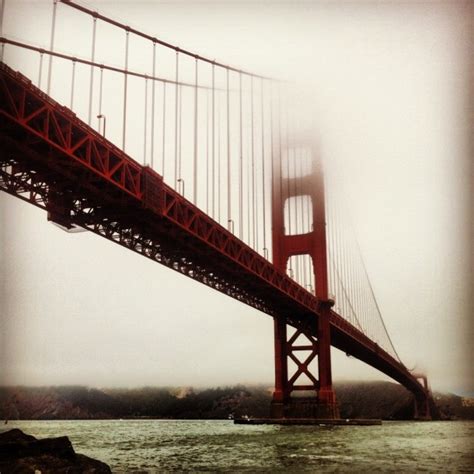 Golden Gate Bridge on a foggy day - Photorator