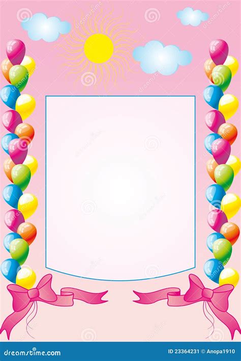 Congratulation, a birthday stock vector. Illustration of vector - 23364231