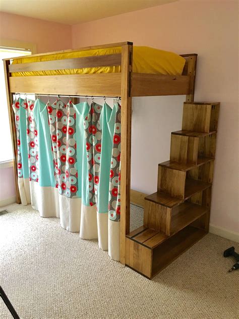 Bookcase Stairs Plans For Loft Bed - Image to u