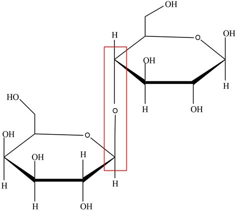 What type of glycosidic linkage is the following?\n \n \n \n \n A ...