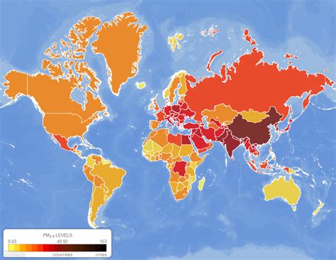 Mapping Global Air Pollution Down to the Neighborhood Level - Vivid Maps