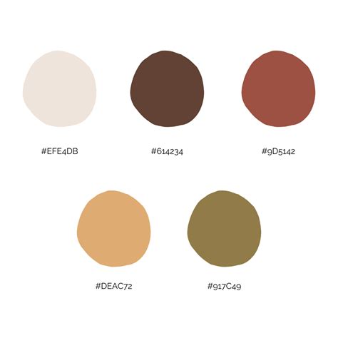 Rustic Boho Earthy Bold Brand Color Palette in 2021 | Brand color ...