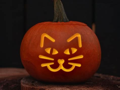 Cat Face Pumpkin