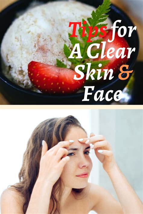 TIPS FOR A CLEAR SKIN AND FACE