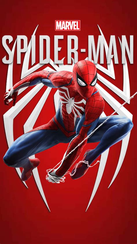 Download Marvel's Spider-Man PS4 Logo Wallpaper | Wallpapers.com