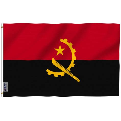 Fly Breeze Angola Flag 3x5 Foot - Anley Flags