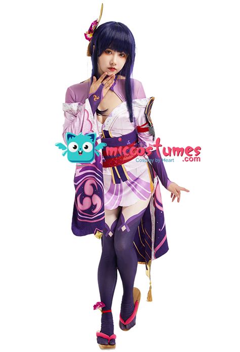 Raiden Shogun Uniform Set - Genshin Impact Cosplay Costume | Outfits ...