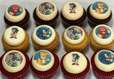 Sonic - The Hedgehog Cupcakes – Little Cupcakes