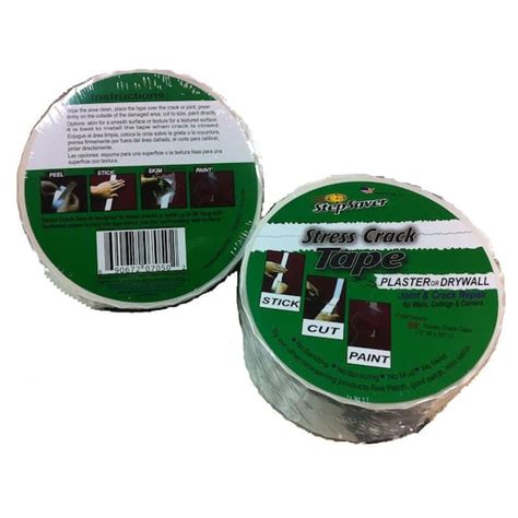 Stepsaver PRODUCTS 2 in. x 50 ft. Self-Adhesive Stress Crack Tape 07050 ...