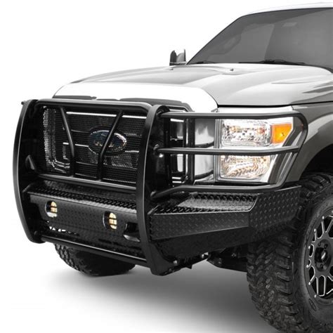 Frontier Truck Gear® - Ford F-350 2017-2018 Full Width Black Front HD ...