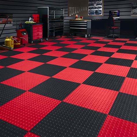 Checkerboard Garage Floor Tiles - Carpet Vidalondon