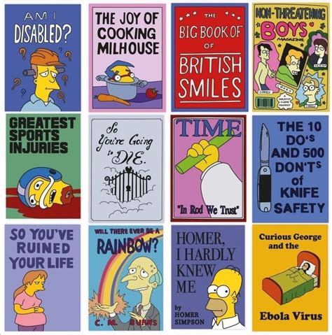 A collection of books from The Simpsons. : TheSimpsons | The simpsons ...