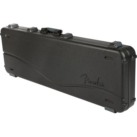 Fender Deluxe Molded ABS P/J Bass Guitar Case Black Gray/Silver ...