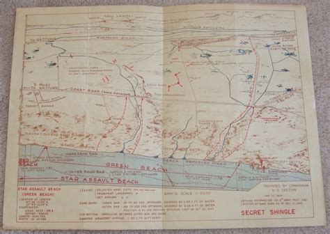 Operation Shingle (Anzio, 22 JAN 1944) Invasion Map for LCI- 220 ...