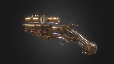 Steampunk Gun - Download Free 3D model by Batuhan13 [51bda25] - Sketchfab