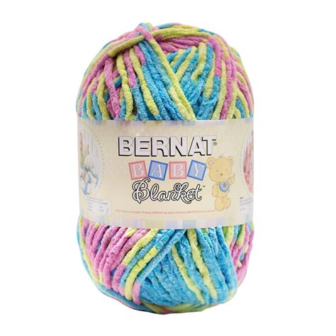 Bernat Baby Blanket Yarn in Jelly Beans Large 300 Gram Skein