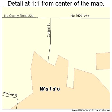 Waldo Florida Street Map 1274925