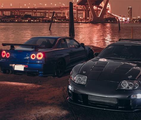 Supra And Skyline Wallpaper 4k