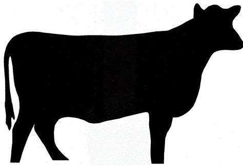 Cow Silhouette Clip Art - Cliparts.co