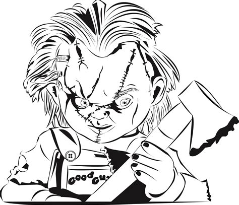 Chucky Printable Coloring Pages