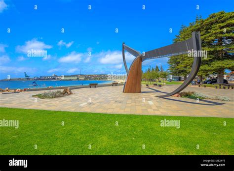 Esperance, Australia - Dec 26, 2017: Esperance waterfront. Whale Tail ...