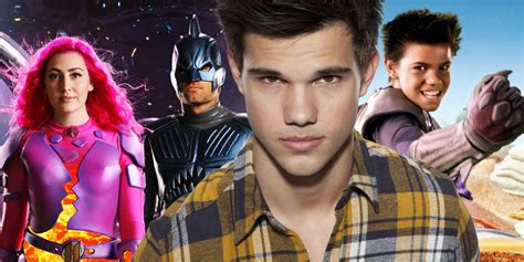 Why Taylor Lautner Didn't Return As Sharkboy In We Can Be Heroes