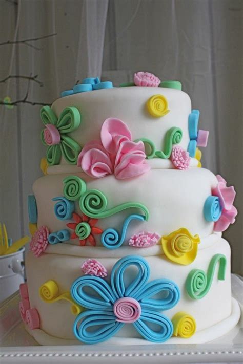 Tortendeko Aus Fondant - Vanessa Fernandez Hochzeitstorte