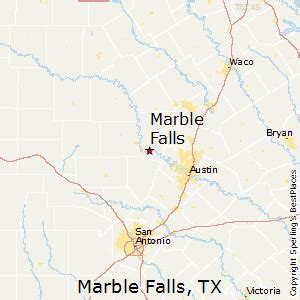 Map Of Marble Falls Texas - Zip Code Map