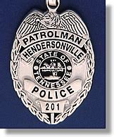 Hendersonville, Tennessee Police Badge Charms