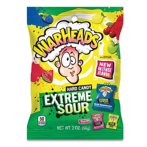 WarHeads Extreme Sour Hard Candy, 2 oz - Walmart.com - Walmart.com