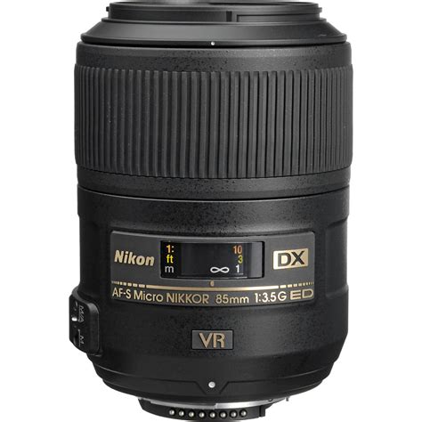 Nikon 85mm f/3.5G ED AF-S VR DX Macro Micro NIKKOR Lens (Import ...