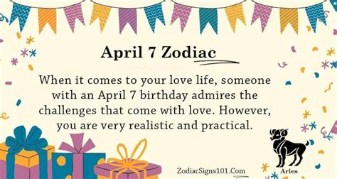 April 7 Zodiac Is Aries, Birthdays And Horoscope - ZodiacSigns101