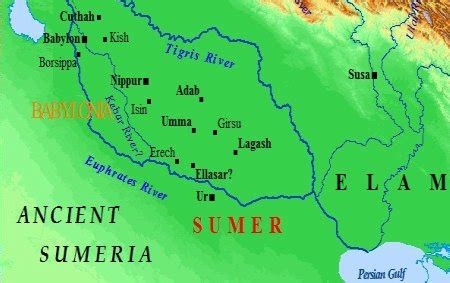 Sumer Map Location