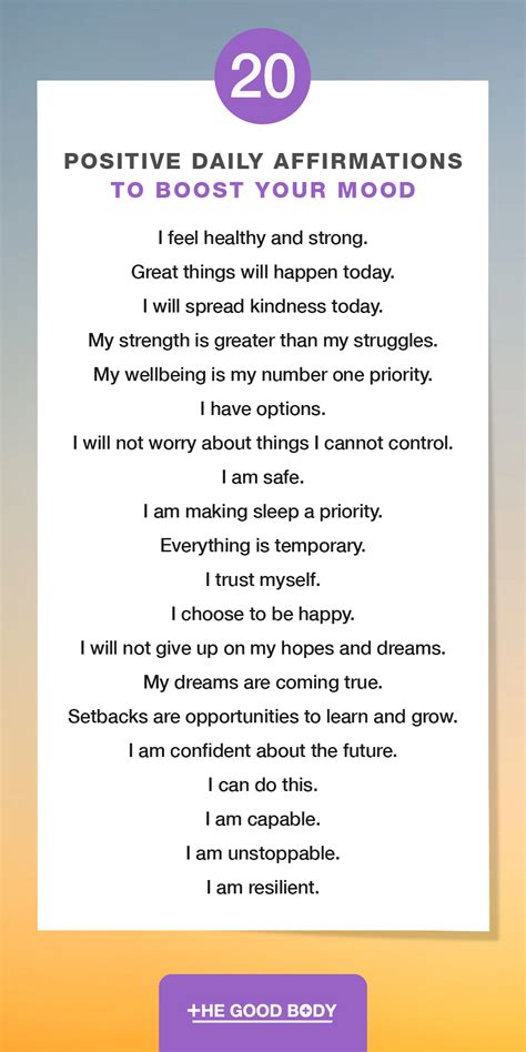 💫 45 Positive Affirmations to Boost Your Mood!