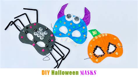 DIY Halloween Masks for Kids - HAPPY TODDLER PLAYTIME